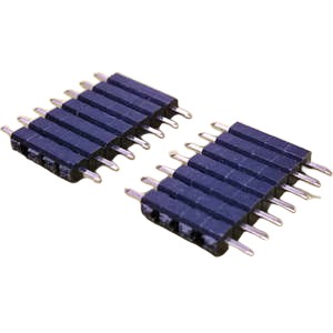 2.54 PIN HEADER connector,1X7Pos, 4 Plastic 180