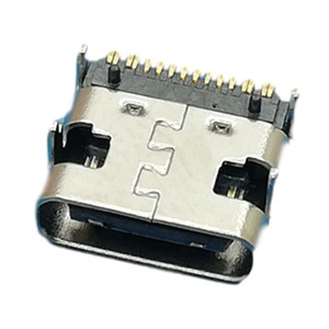 Type C Connector, Single Row 16POS, SMT Shell with Shell Positioning L= 7.35mm