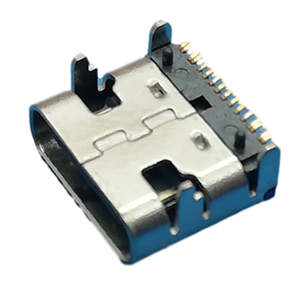 Type C Connector, Single Row 16p SMT Shell with Parent Seat, No Shell, Positioning L= 7.35mm