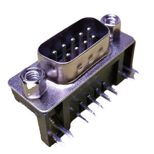 D-SUB Connector,9Pos, fork lock