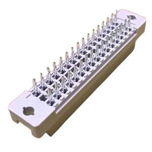 DIN41612 Connector,3row,48Pos,Straight,Press fit,Through hole