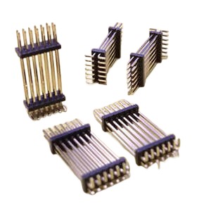 1.27/2.0/2.54 Pin header Connector,1xN*Pos, Double Plastic SMT/180 L=XX