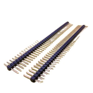 2.54 Pin Header connector, 1x40Pos, right angle, SMT