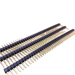 2.54 Pin Header connector, 1x40Pos, right angle, SMT