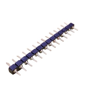 2.54 Machine Pin header connector,1x14Pos, Male  H=1.9 PPS
