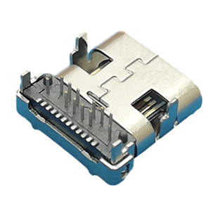 Type C Connector, Master Plate Is Inserted Forward and Pasted with DIP+SMT 24p L=8.65mm