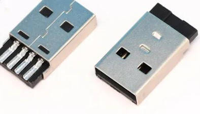 USB Type a Male Connector with 4pin for Mobile Phone-PC Data Cable