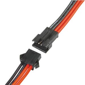 2.0 Red and Black Electronic Wire Terminal Wire Xh pH Bat.