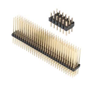 Custom 2x19 position 2.54mm stacked pin female header SMT type