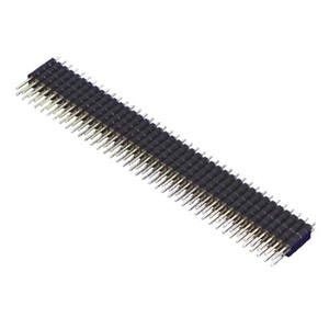 single dual row 5 pin female header 2.54mm