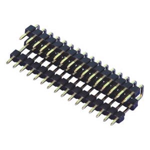 Right angle pin headers connector 2.54mm double rows
