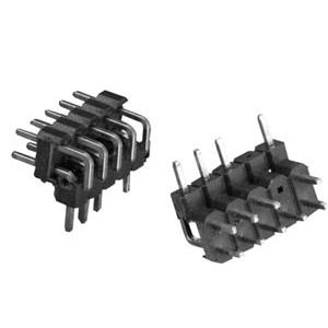 Pin header connector of 2 mm pitch male Dual row 180 or 9...