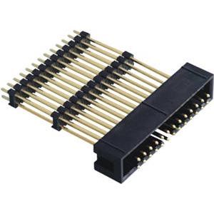 2x11Pin Box Header 1.27mm pitch gold Connector - 副本