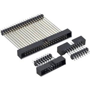 1.27mm 0.05'' Pitch Box Header, Stackable type,Wire to Board Connectors