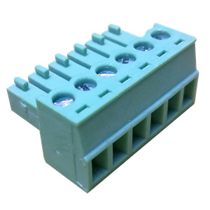 6 Position Pluggable 3.5/3.81 Terminal Block Connector