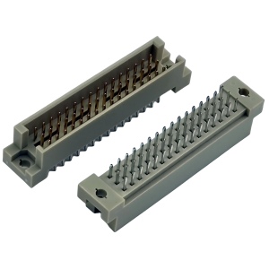 DIN41612,CONN HALF EURO 48 PIN MALE STR FOR 2.4MM