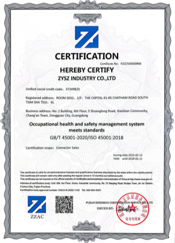 ISO 45001 Occupational Health & Safety