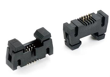 1.27*1.27mm(0.057*0.057inch)Ejector Header With Latches Straight Dip Type