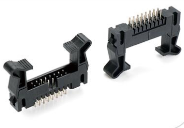 2.00*2.00mm(0.0787inch*0.0787inch)Ejector Header With Latches Straight Dip Type 