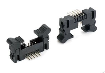 2.00*2.00mm(0.0787inch*0.0787inch)Ejector HeaderWithLatchesRight Angle Dip