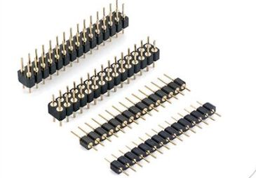 Pin connectors 254mm Connecting Pin  Ø 0.45mm/ Ø 0.48mm Single row/double row Solder tail 