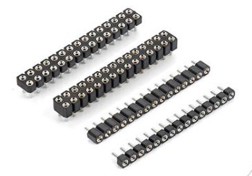 Socket connectors 2.54mm Mating Pin  Ø 0.47mm Solder tail 