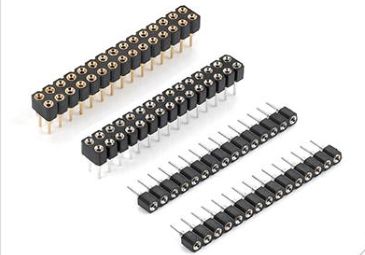 Socket connectors 254mm Mating Pin  Ø 0.47mm Single row/double row Solder tail 