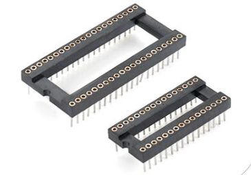 PShrinkdip sockets 1.778mm Open frame Solder tail 