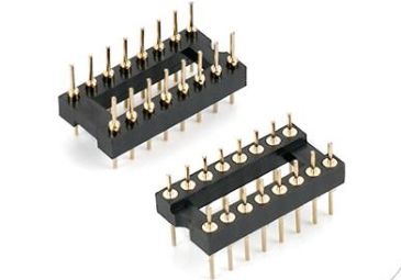 Dual-in-line pin headers 2.54mm Open frame Solder tail 