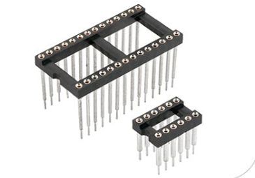 Dual-in-line sockets 2.54mm Open frame Solder tail 