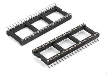 Dual-in-line sockets 2.54mm Open frame Surface mount 