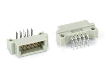 DIN 41612 Male Connector – Type B, 10 Contacts, 2.54mm