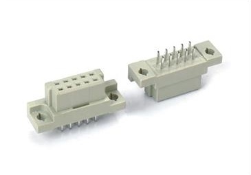DIN 41612 Female Connector – Type B, 10 Positions, 2.54mm