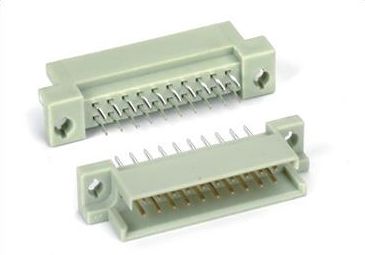 DIN 41612 Male 20 Positions Straight Connector – Type B, 2.54mm