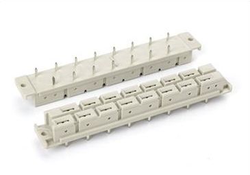 DIN 41612 Female 30 Positions Straight High-Current Connector – Type B,2.54mm