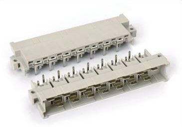 DIN 41612 Male 30 Positions R/A High-Current Connector – Type B,2.54mm