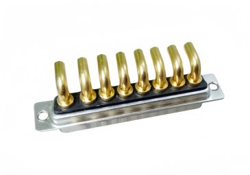 D-SUB 8W8 R/A Through Hole Connector