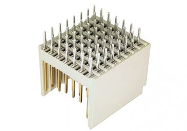 2mm 40PIN B8 Male Backplane Connector (Signal Pins with A/C Terminals, With Shield Plates)