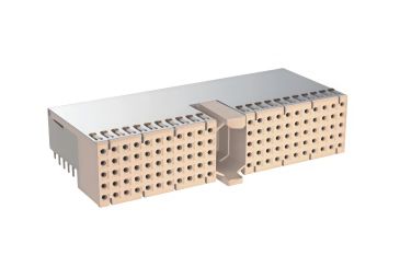 2mm 110Pin Type A Female Backplane Connector, Shield Cage Equipped, Without Posts