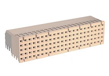 2mm 110Pin Type B Female Backplane Connector, without Shielding Cage, Without Posts 