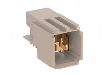 2mm male backplane power module, 3-pin terminal, LMS