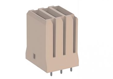 2mm Female backplane power module, 3-pin