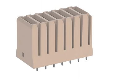 2mm Female backplane power module, 7-pin