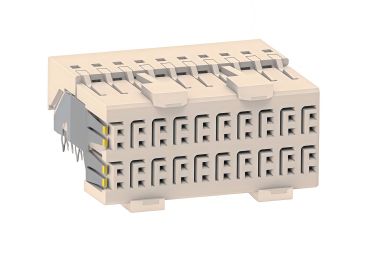 ZD Female high-speed backplane connector, 2-10 