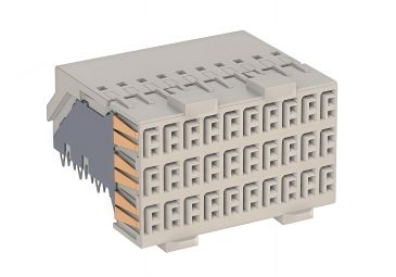 ZD Female high-speed backplane connector, 3-10