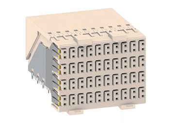 ZD Female high-speed backplane connector, 4-10