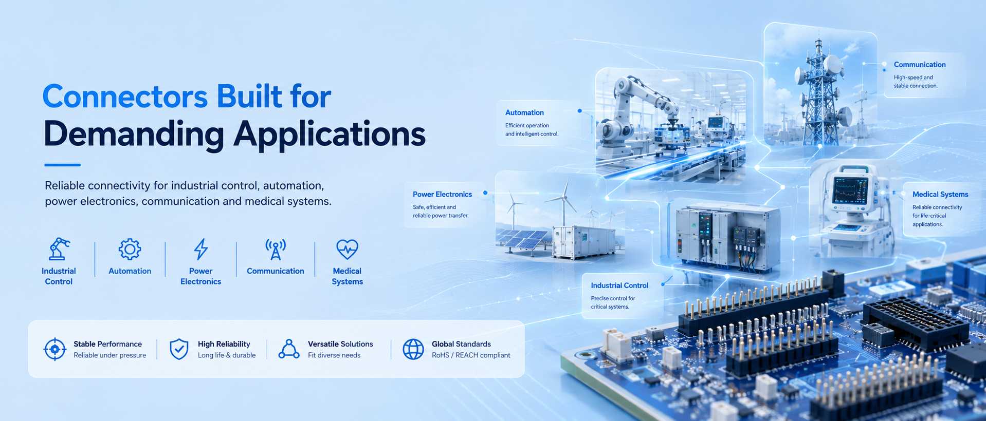 Connector Solutions for Industrial Applications