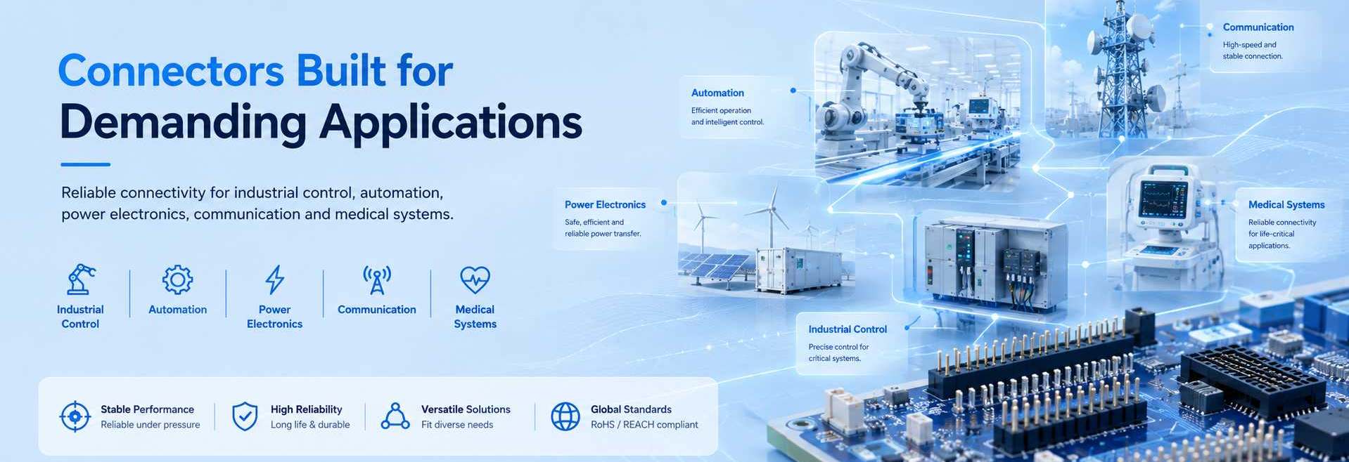 Connector Solutions for Industrial Applications